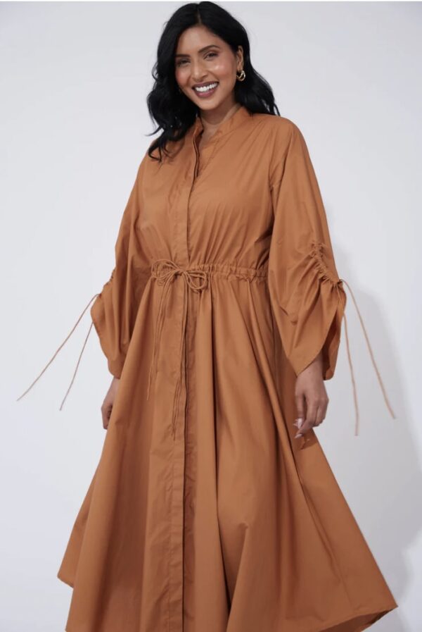 Phoenix Shirt Dress Dune - Image 3