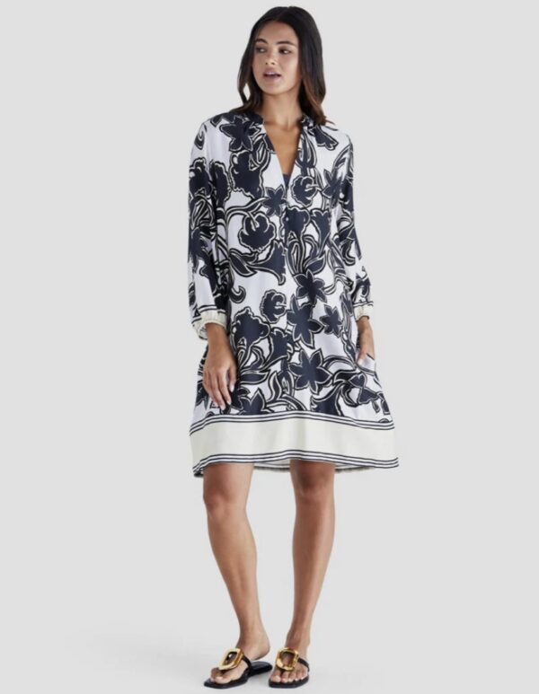 Esme Dress Black Floral - Image 2