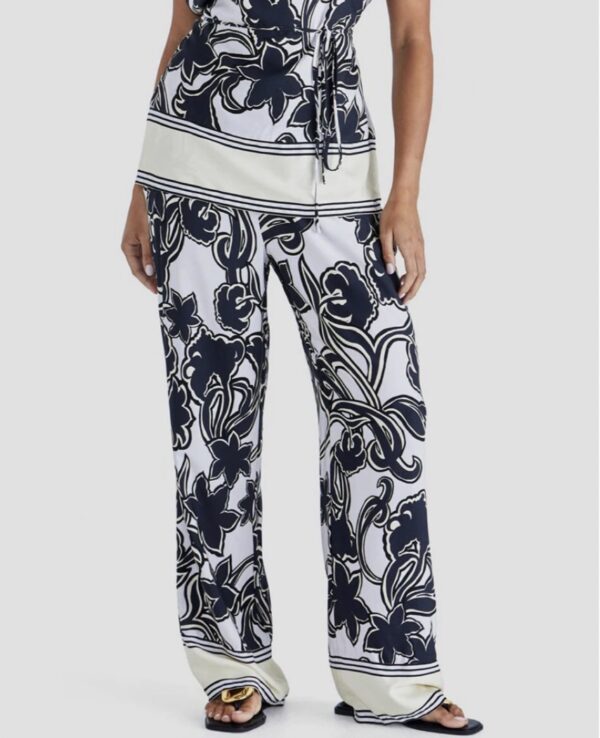 Esme Pant Floral Black