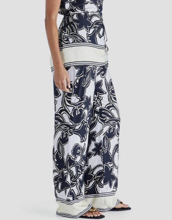 Esme Pant Floral Black - Image 2