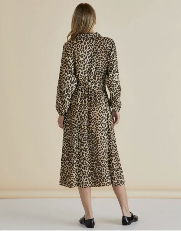 Lisa Leopard Shirt Dress - Image 4