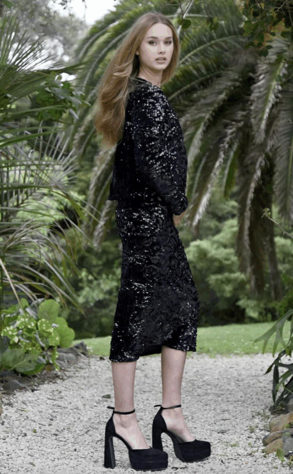 Shimmy Shimmer Skirt - Image 3