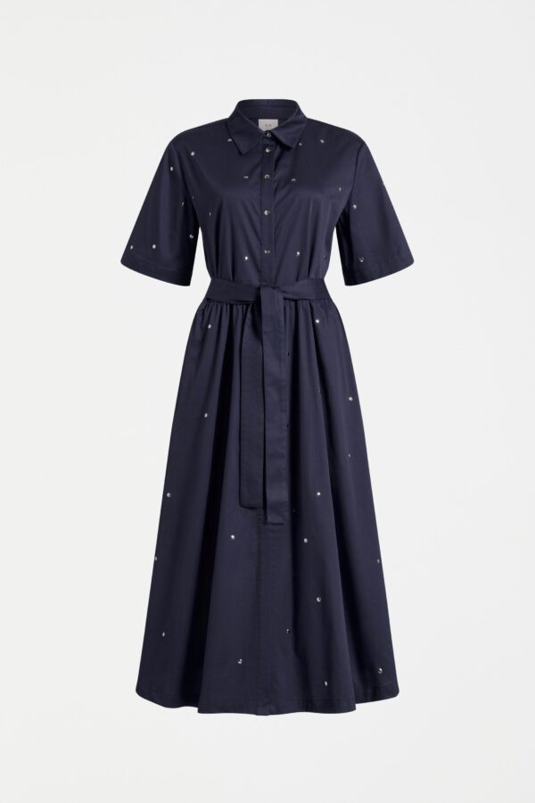 Stuud Shirt Dress Navy - Image 4