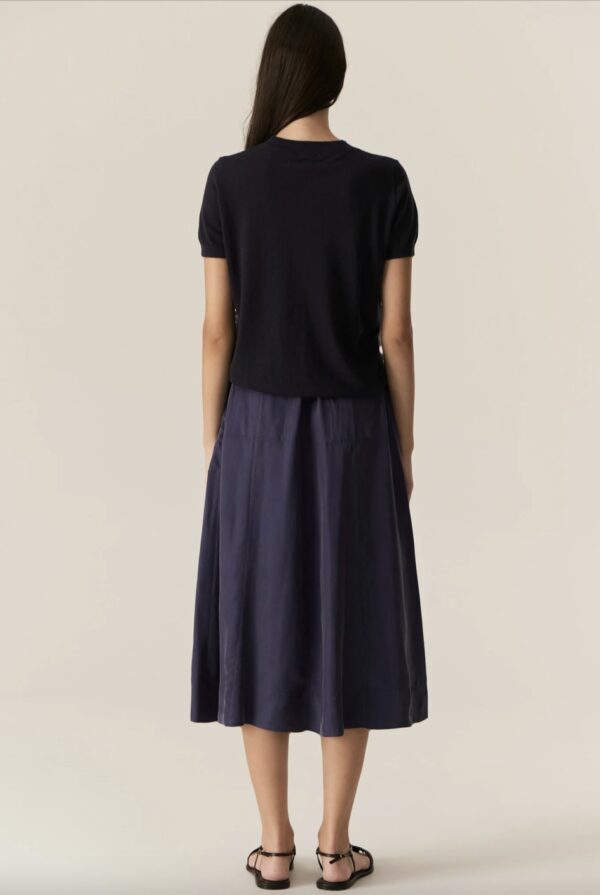 Henri Tie Skirt-Ink - Image 5