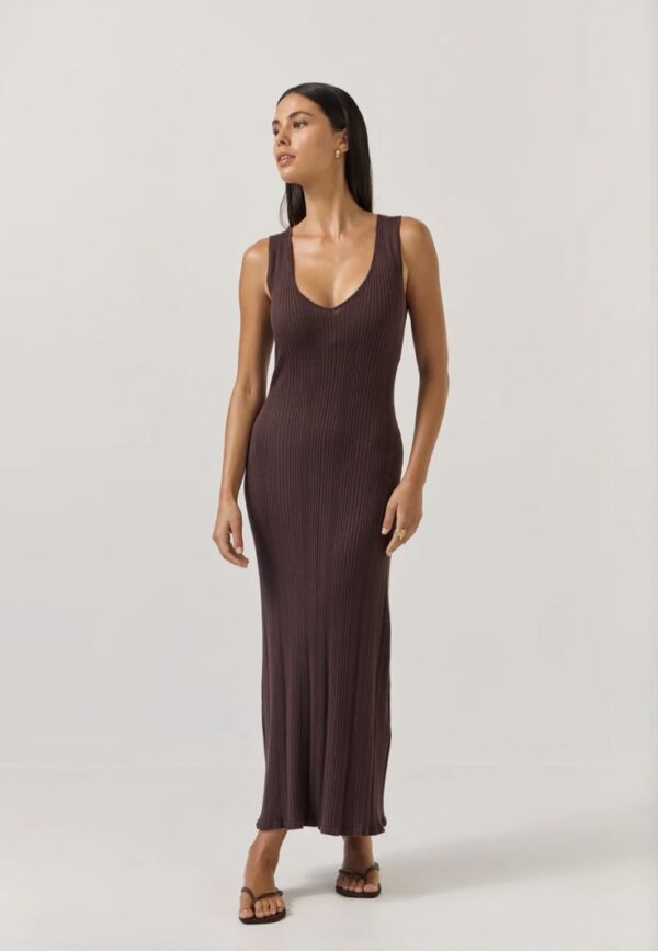 Manon Dress-Coffee