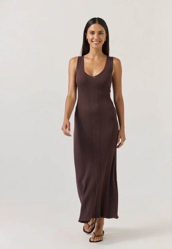 Manon Dress-Coffee - Image 3