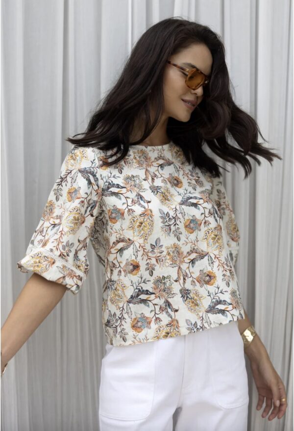 Sia Blouse-Kaffir Pnt - Image 2