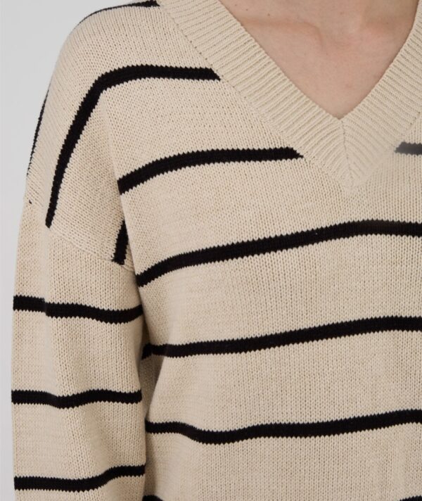 Joey Jumper-Putty Stripe - Image 3