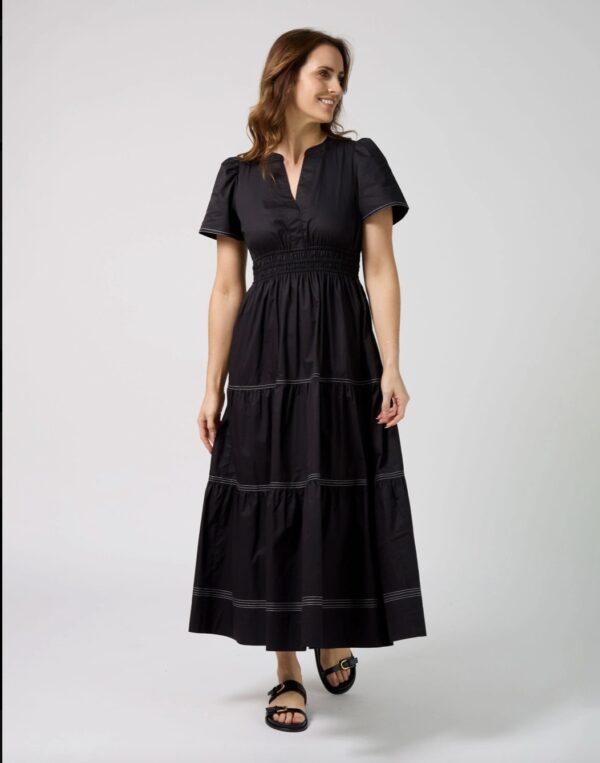 Vittoria Dress-Black - Image 3