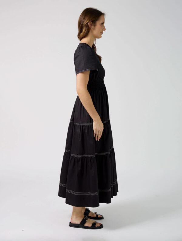 Vittoria Dress-Black - Image 4