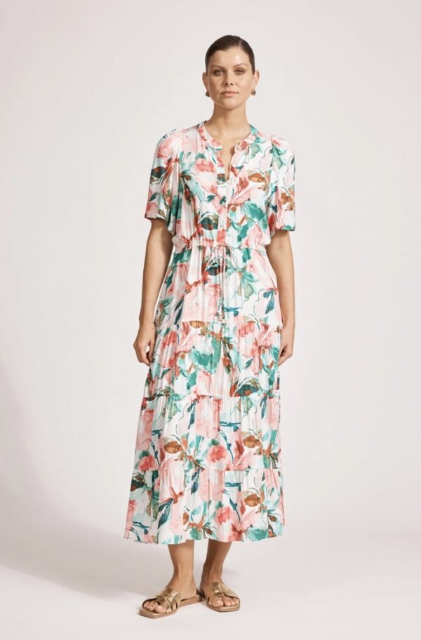 Alegria Tiered Maxi Dress-Estate