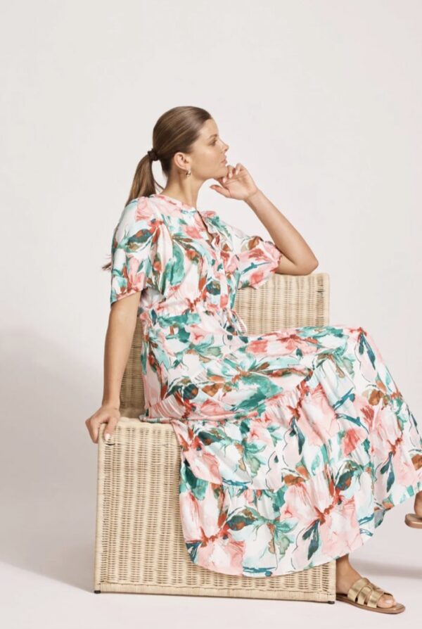 Alegria Tiered Maxi Dress-Estate - Image 2