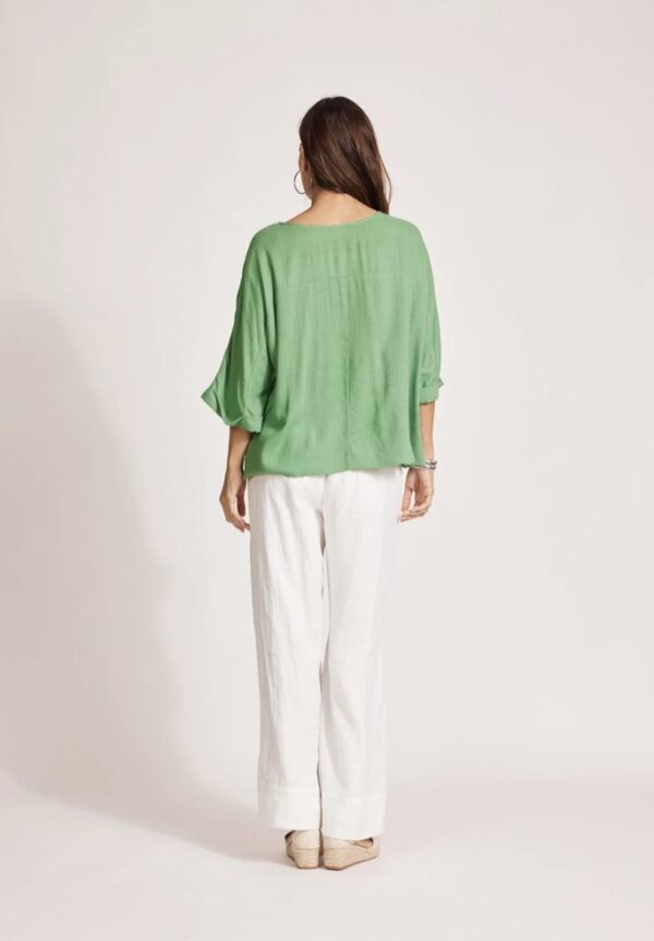 Alesia Relaxed Top-Jade - Image 5