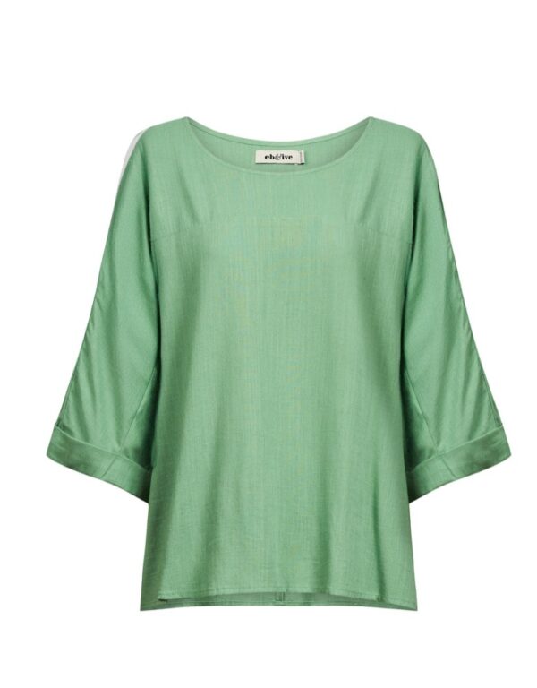 Alesia Relaxed Top-Jade - Image 6