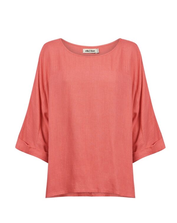 Alesia Relaxed Top-Melon - Image 7