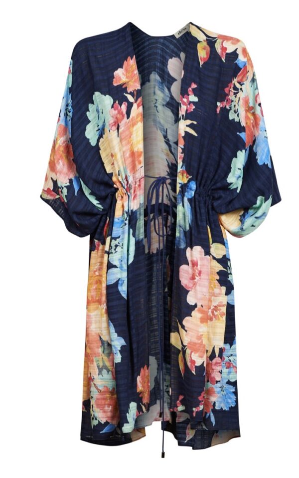 Parisio Tie Cape Indigo Bloom - Image 6