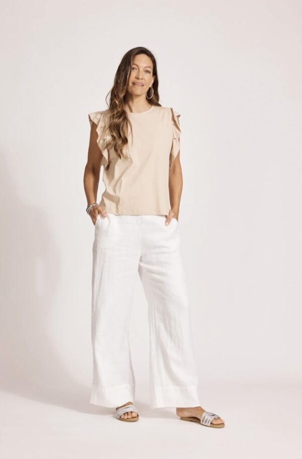 Francia Frill Tank-Stone - Image 3