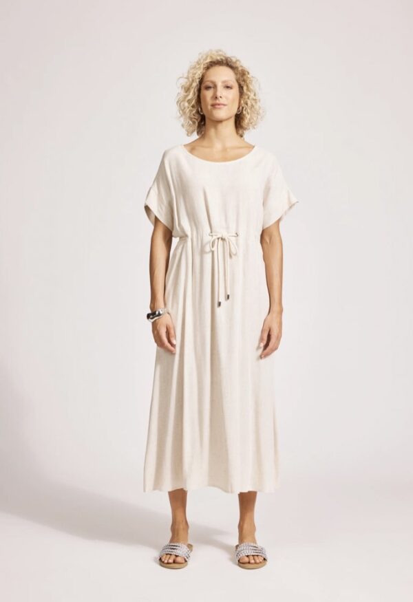 Alesia Rope Tie Dress-Tusk - Image 2