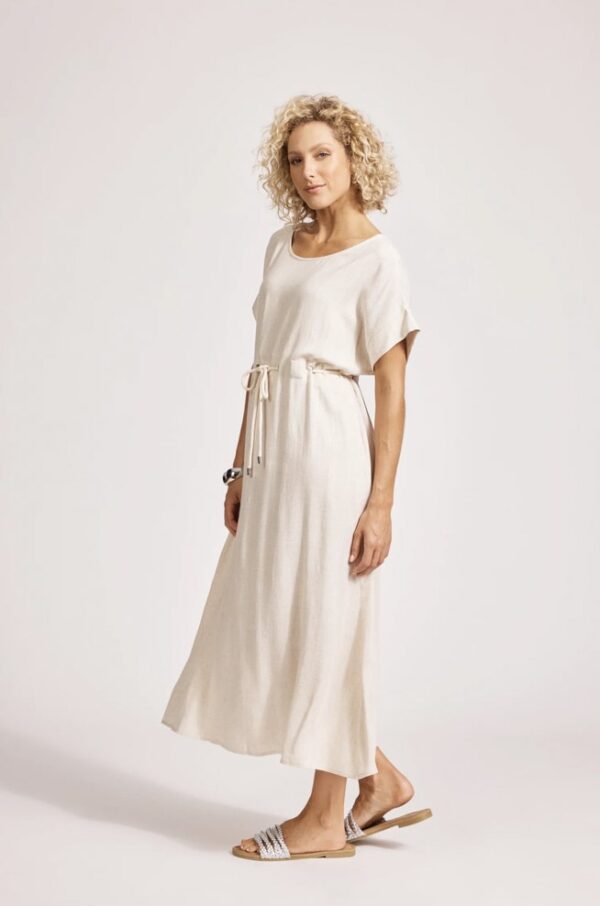 Alesia Rope Tie Dress-Tusk - Image 3