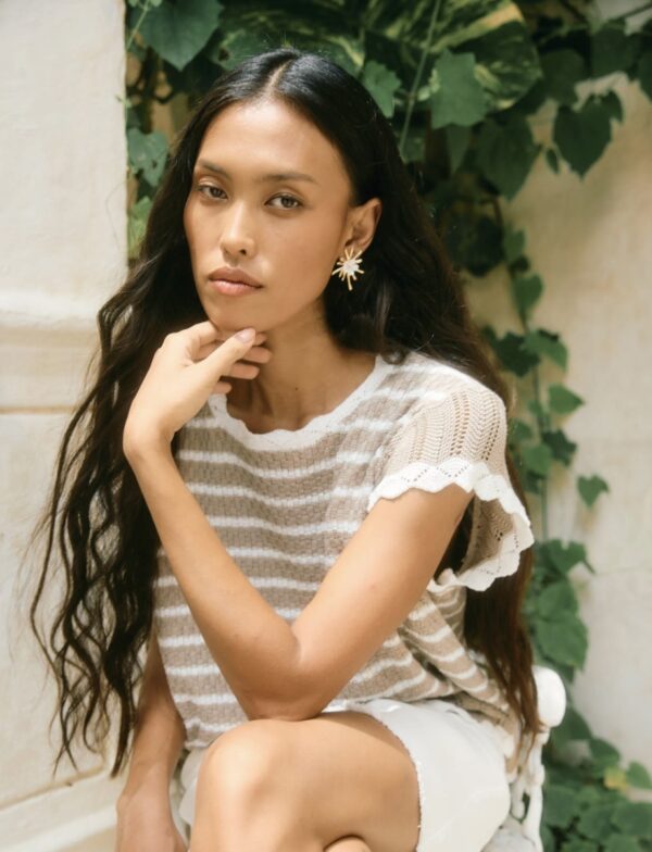 Ida Knit Top-Canvas - Image 2