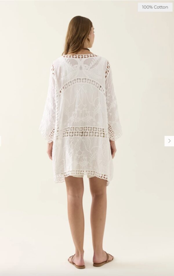 Oline Lace Kimono-Lotus - Image 5