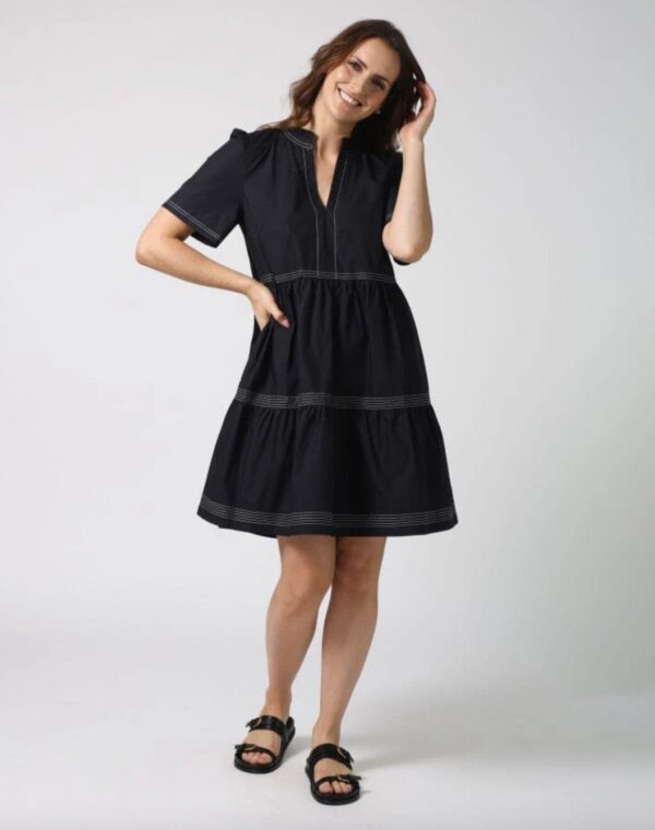 Willa Dress Navy - Image 4