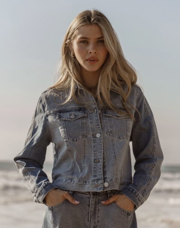 Rylie Jacket - Denim Blue