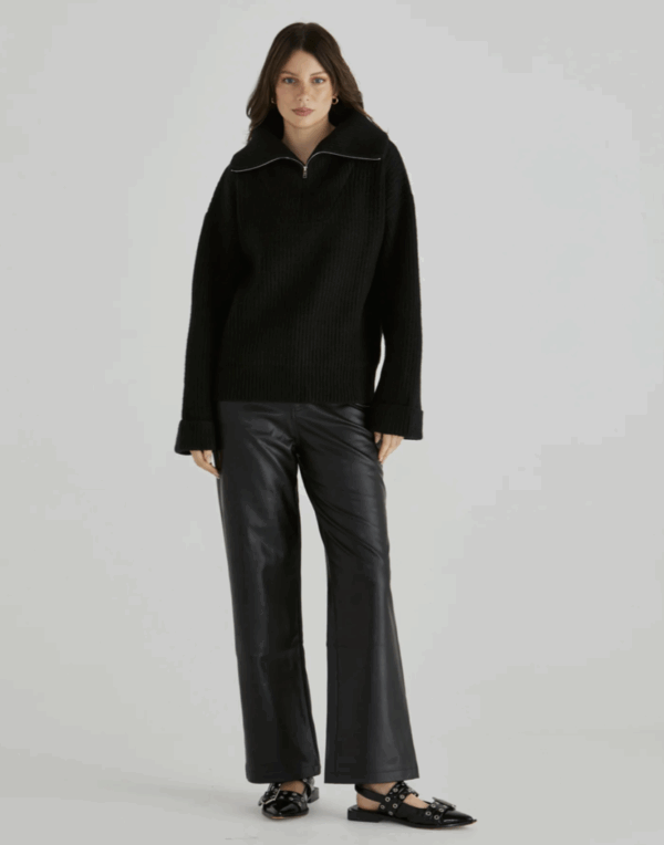 Bennett Knit - Black - Image 2