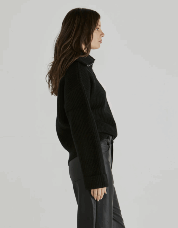Bennett Knit - Black - Image 3