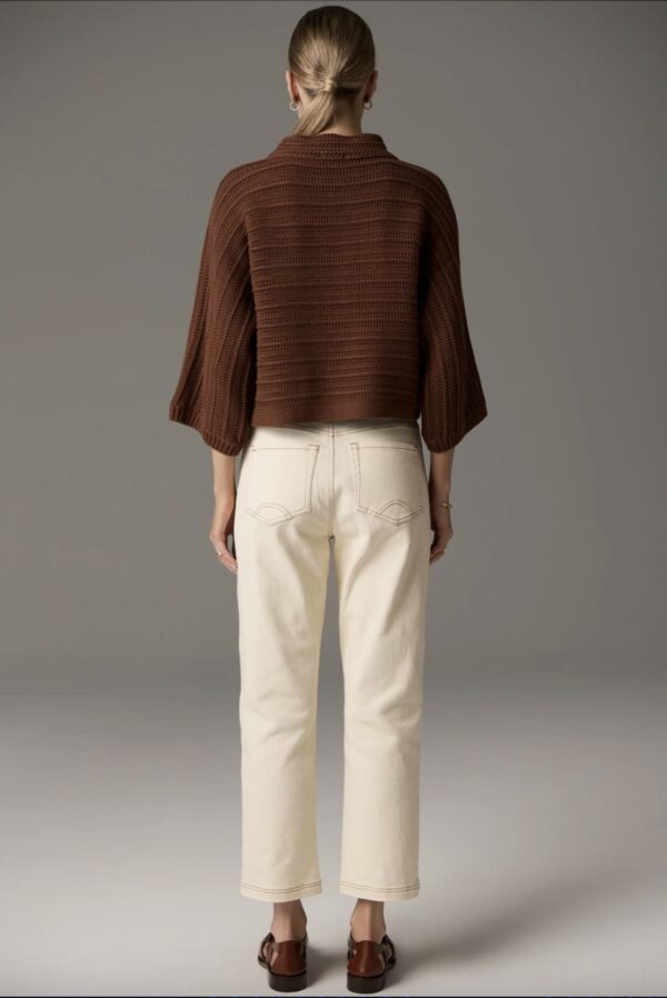Daily Boxy Knit - Toffee - Image 4