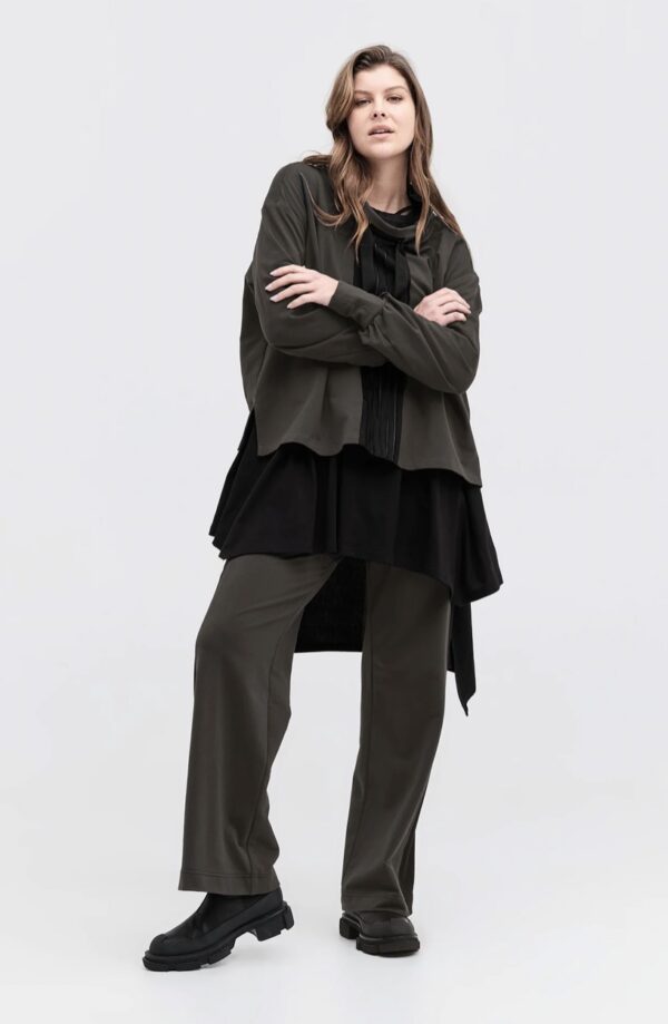 Strip Brink Sweater-Tarmac/Black - Image 2