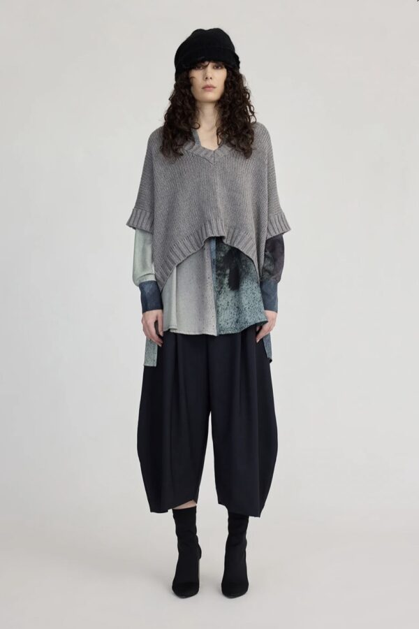 Petite Fade Sweater-Flint - Image 3