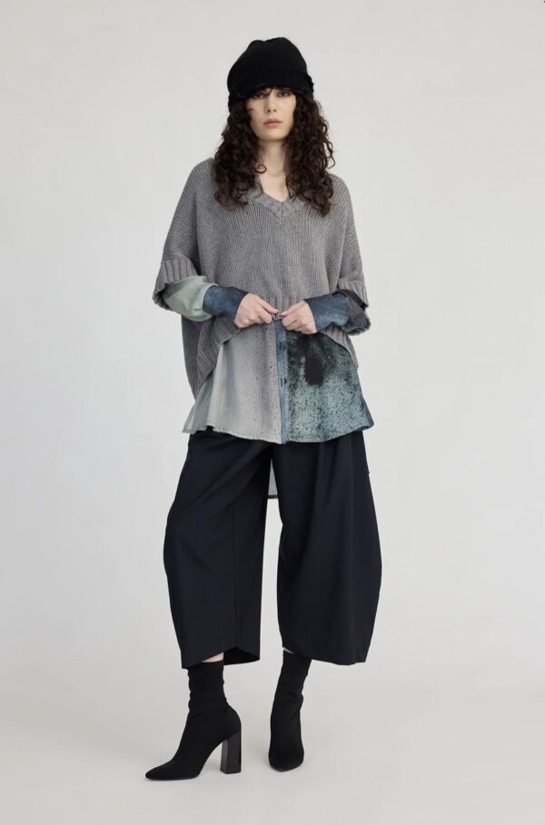 Petite Fade Sweater-Flint - Image 5
