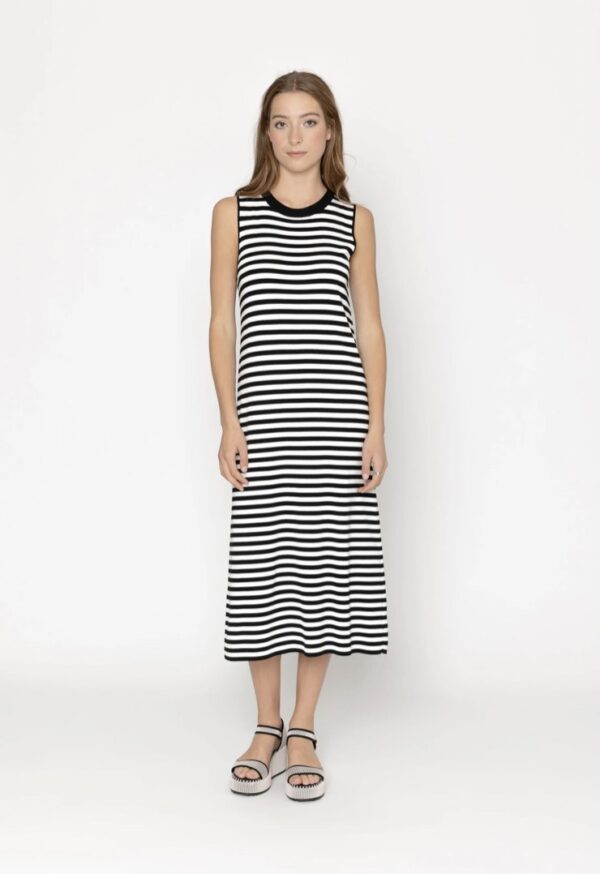 Bianca Dress-Stripe