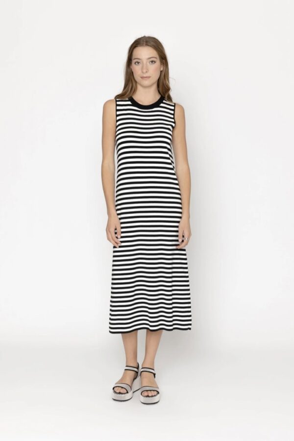 Bianca Dress-Stripe