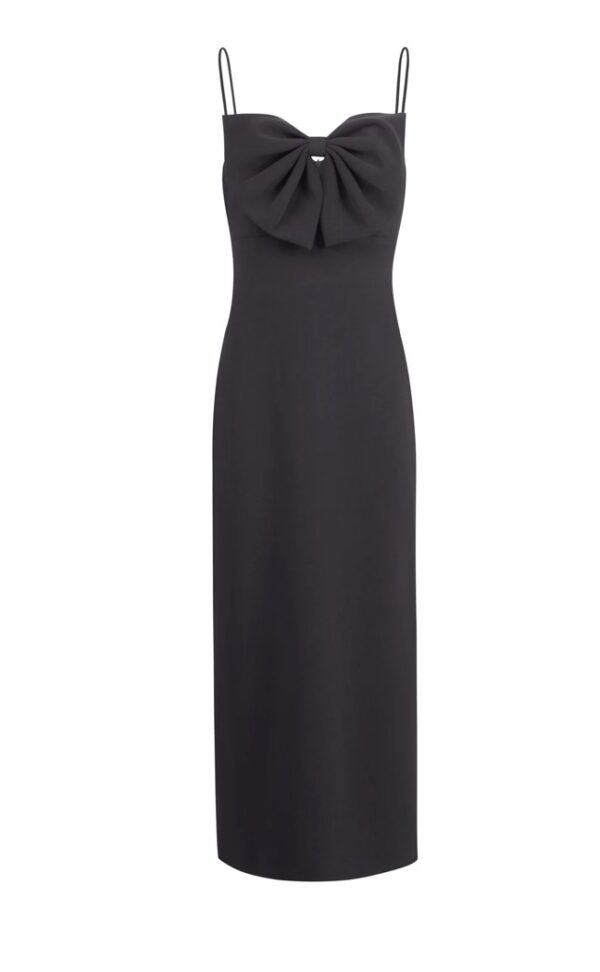 Bow And Behold Dress-Black - Image 6