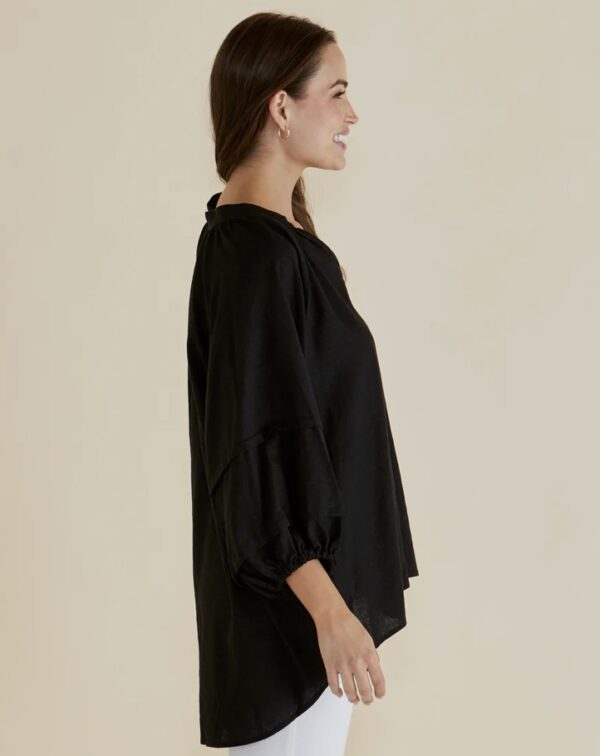 Grazia Blouse-Black - Image 3