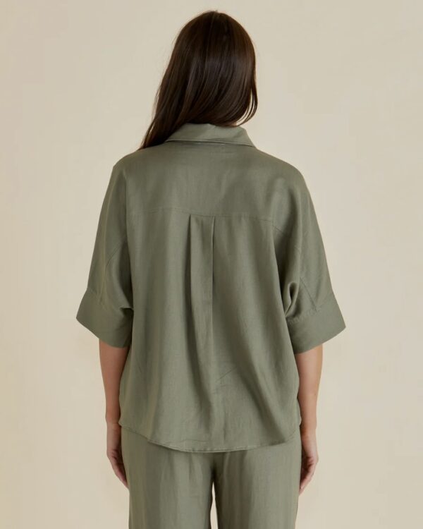Lynwood Shirt Olive Green - Image 5
