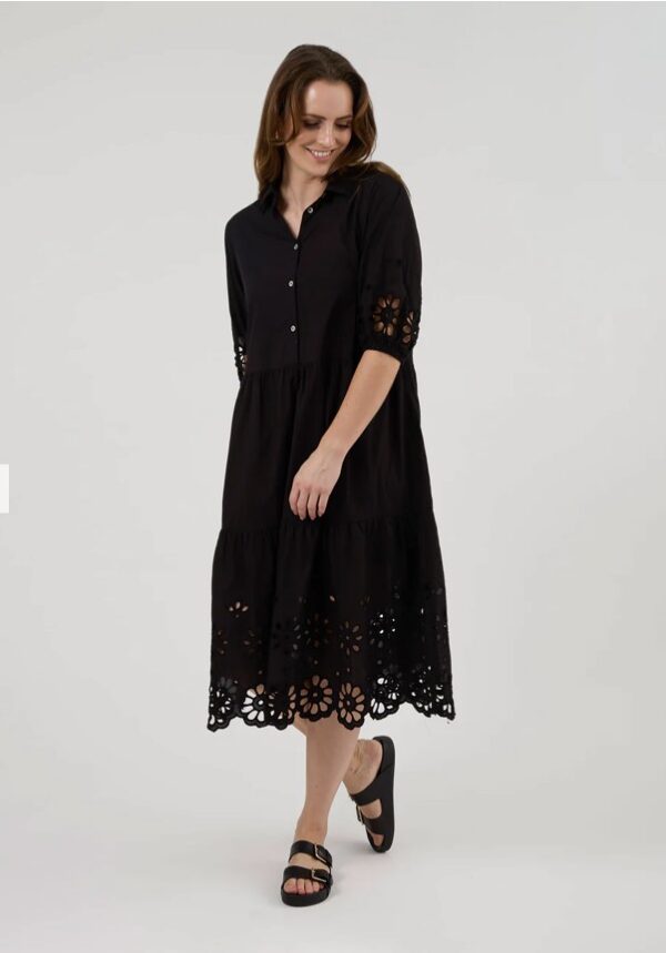 Lainey Dress-Black - Image 5