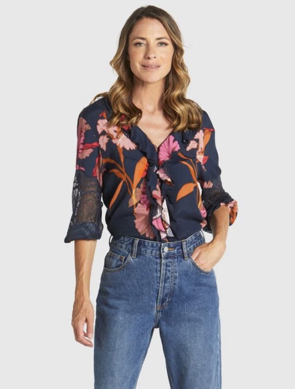 Captivation Shirt- Shadow Floral