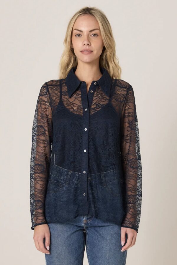 Domino Shirt Navy