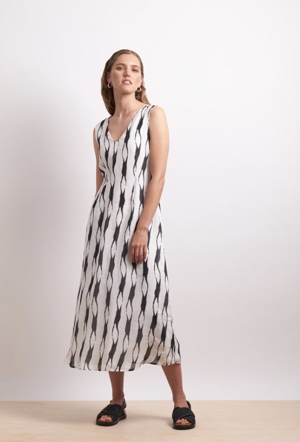 Soft Focus Dress-Liquorice - Image 2