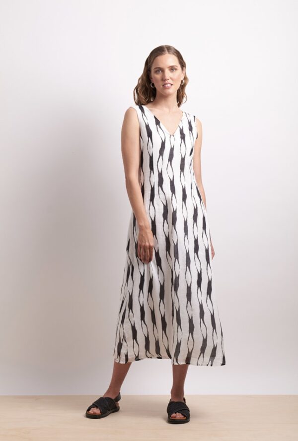 Soft Focus Dress-Liquorice - Image 3
