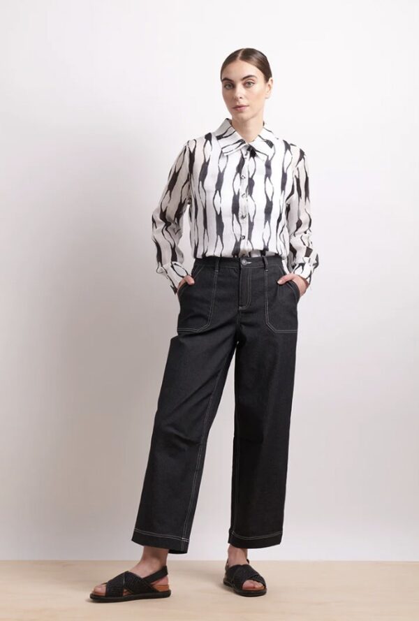 Soft Focus Shirt-Liquorice - Image 4
