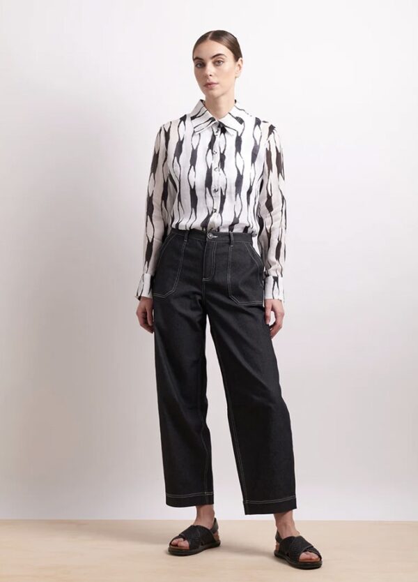 Soft Focus Shirt-Liquorice - Image 3