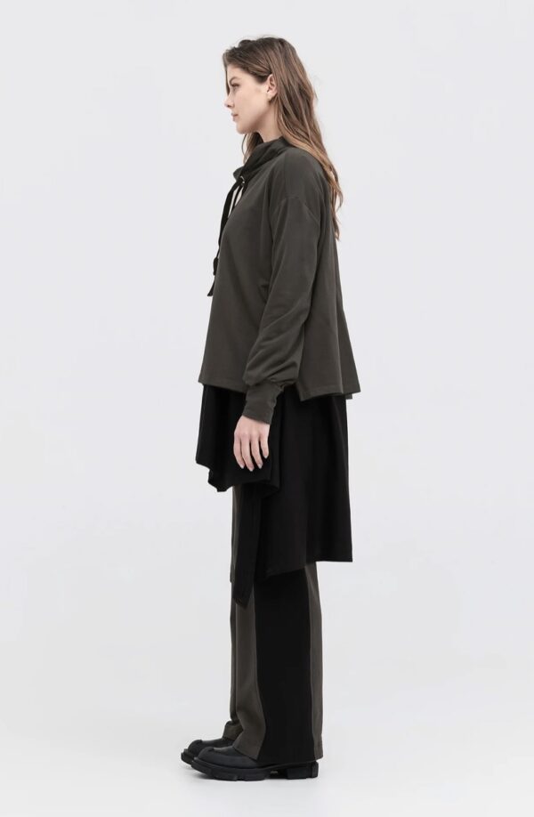 Strip Brink Sweater-Tarmac/Black - Image 4