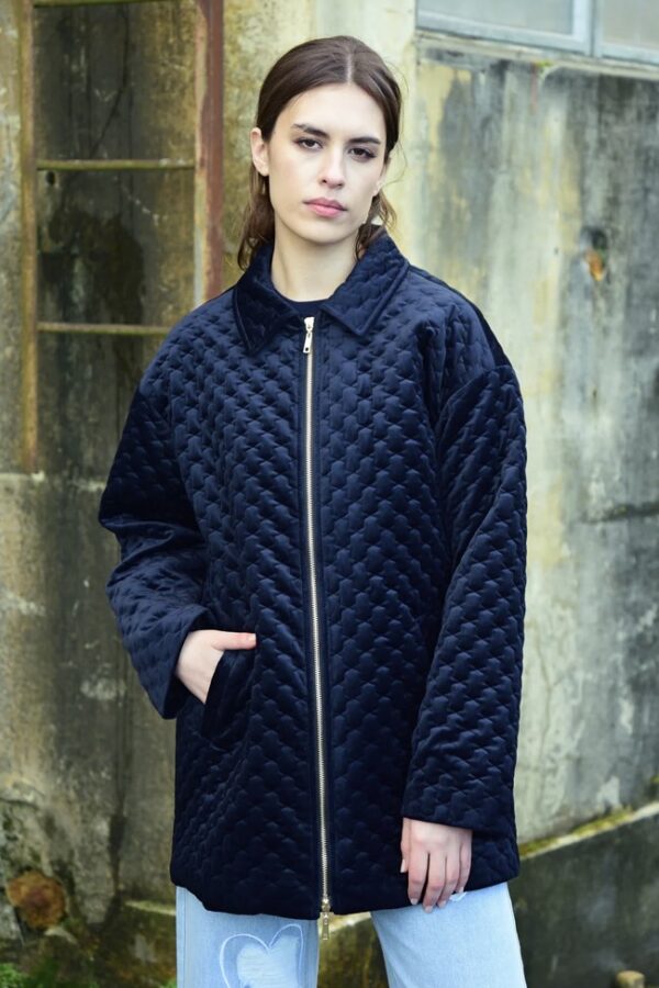 Quilty Pleasure Jacket Navy