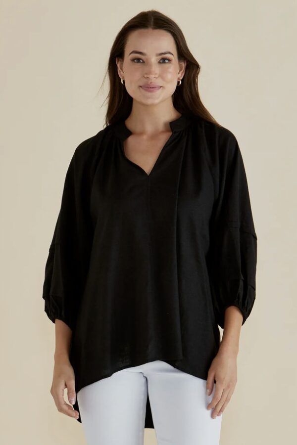 Grazia Blouse-Black