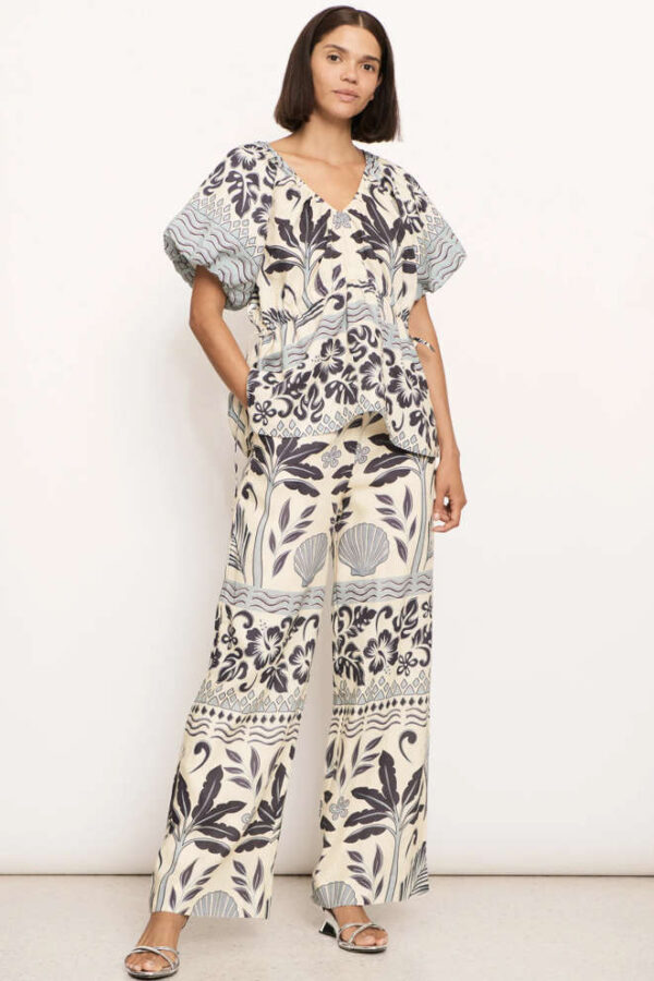 Paradise Pant Palm Print