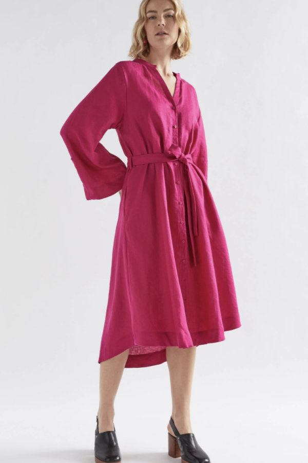 Elev Linen Shirt Dress